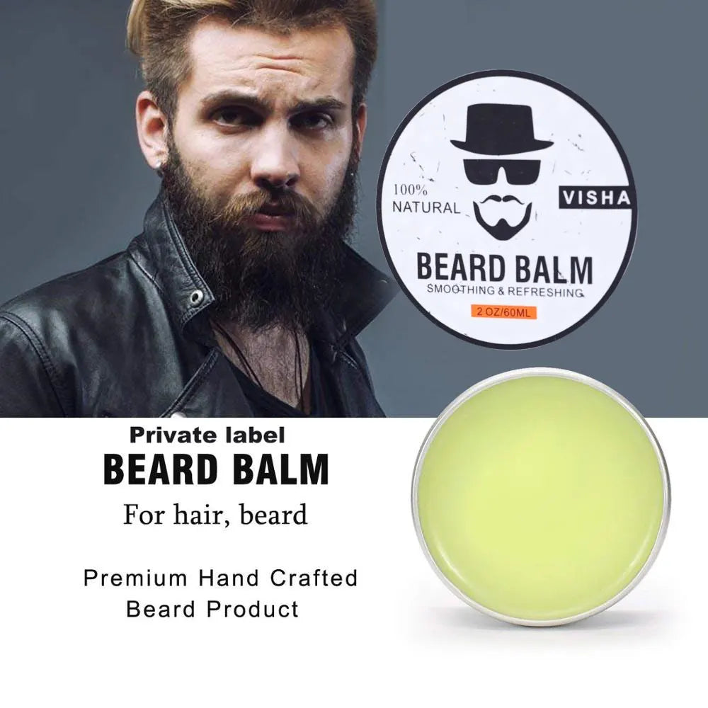 ENVISHA Growth Beard Care Oil Beard Cream Thicker More Full Thicken Hair For Men Grooming Treatment Clean Repair Moisturizing