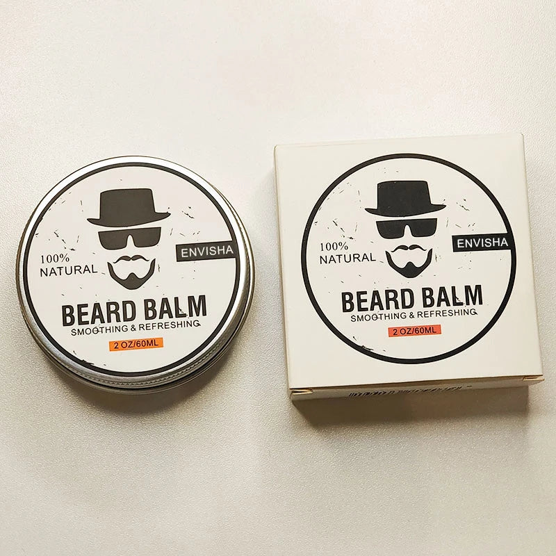 ENVISHA Growth Beard Care Oil Beard Cream Thicker More Full Thicken Hair For Men Grooming Treatment Clean Repair Moisturizing