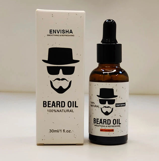 ENVISHA Growth Beard Care Oil Beard Cream Thicker More Full Thicken Hair For Men Grooming Treatment Clean Repair Moisturizing
