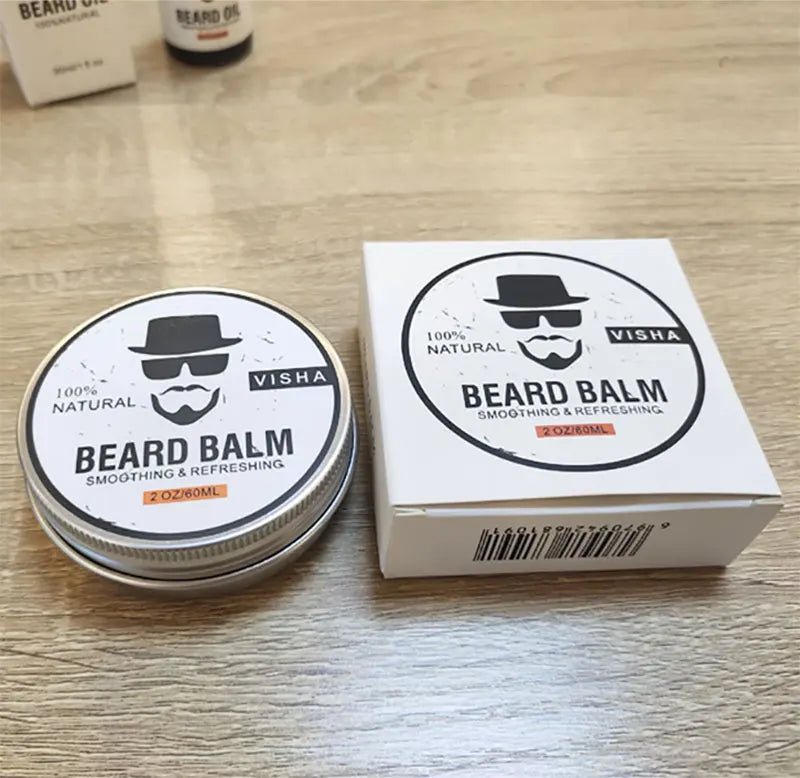 ENVISHA Growth Beard Care Oil Beard Cream Thicker More Full Thicken Hair For Men Grooming Treatment Clean Repair Moisturizing