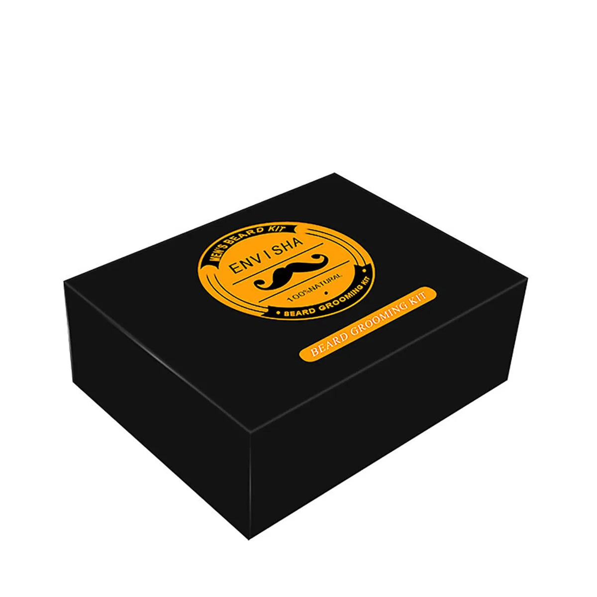 Beard Oil Beard Balm Comb Brush Sack Scissors 6 Piece Set