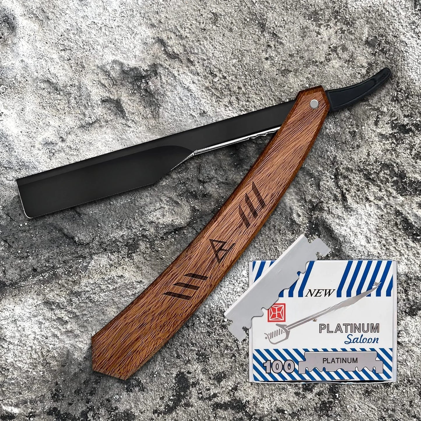 Straight Edge Single Blade Razors