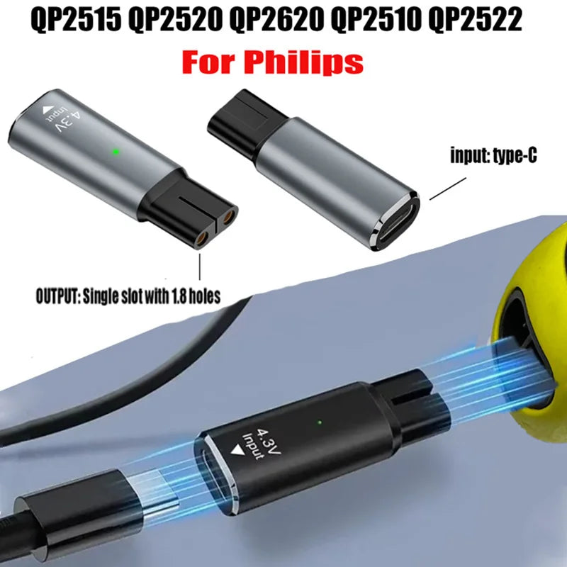 Rechargeable Electric Shavor with 3 replaceable heads