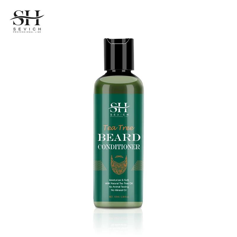 Sevich Tea Tree Beard Care Series Fast and Effective Beard Growth And Gentle Cleansing Skin Soft Men's Beard Care Essence