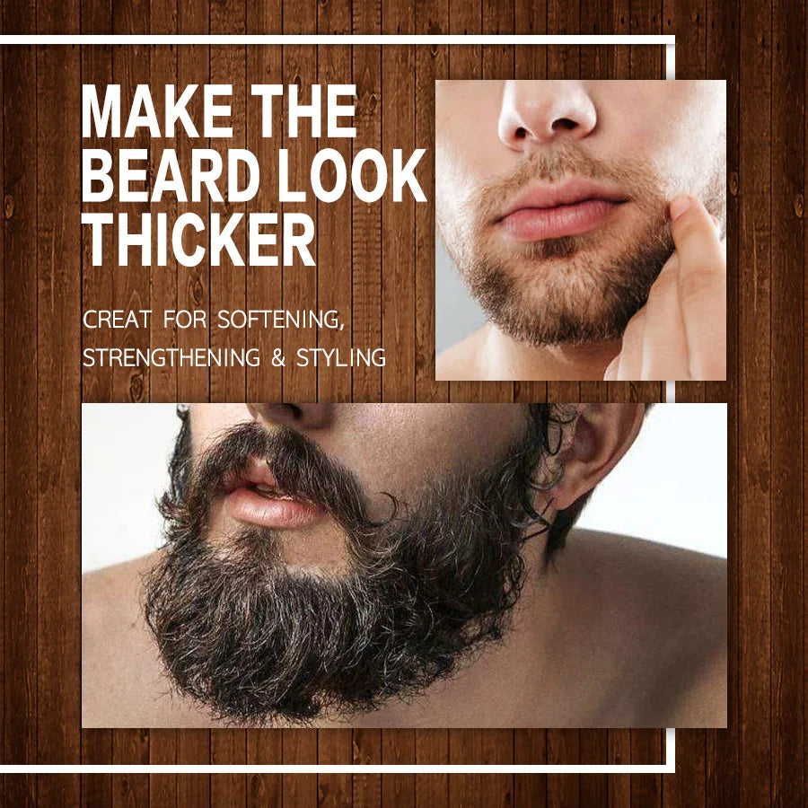 LOCKMIO 4pcs/set Beard Oil Beards Essence Oil for Nourishing and Shaping Frizz Unruly Beards Beard Moisturizing Care Conditioner