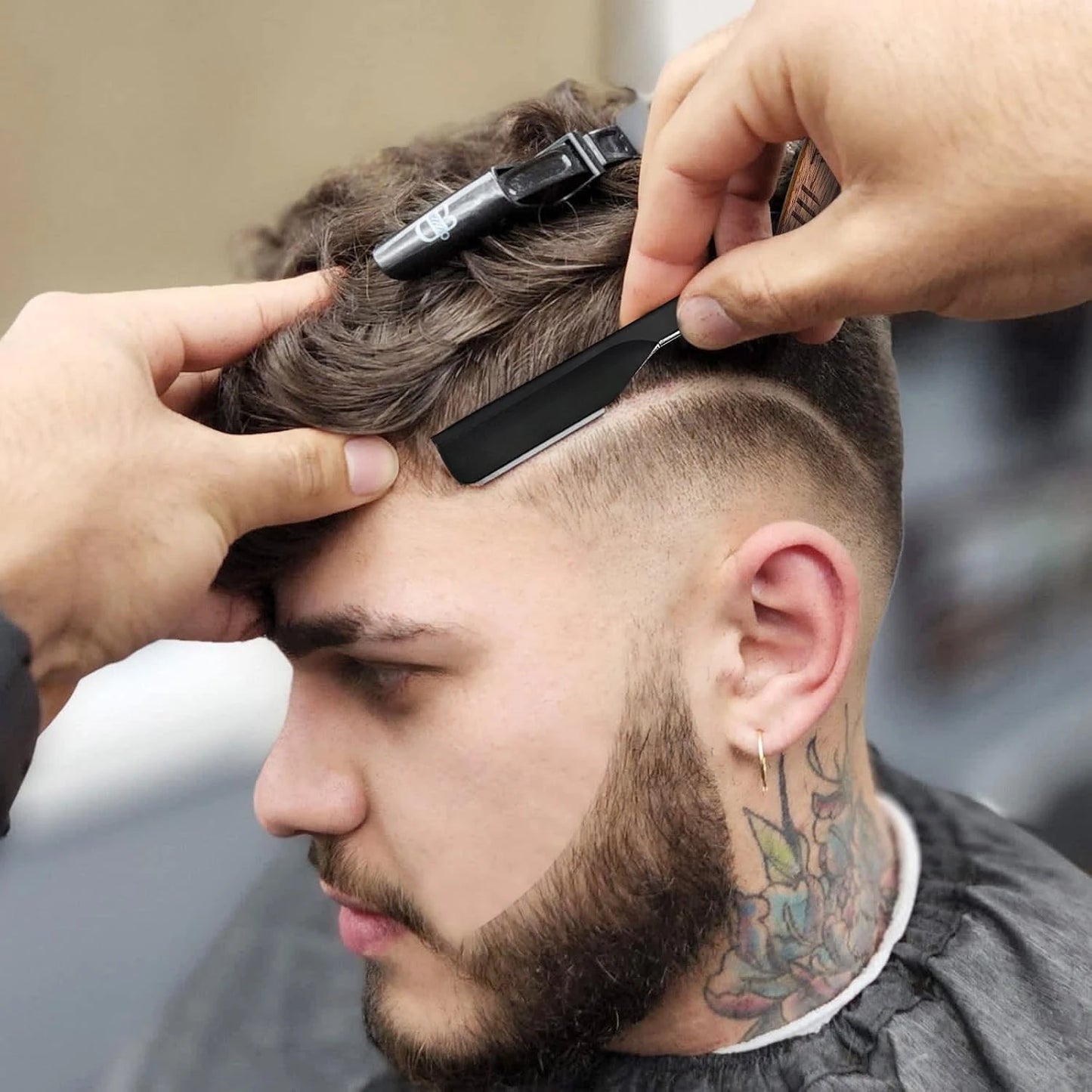 Straight Edge Single Blade Razors