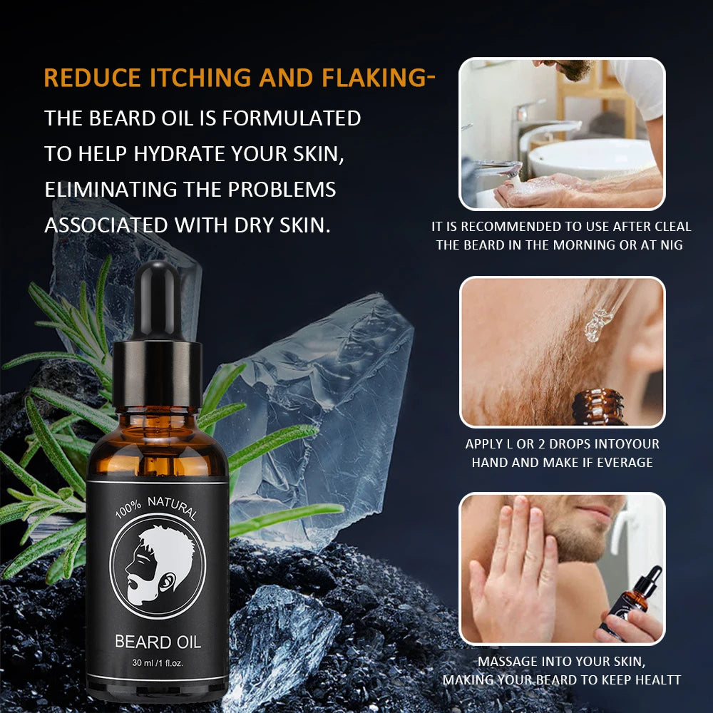 New Facial Hair Beard Growth Oil