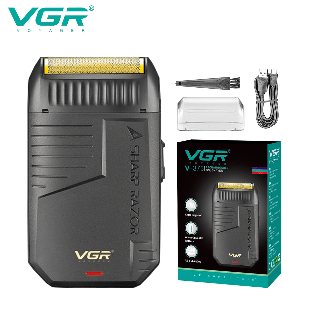 VGR Razor Rechargeable Shaver